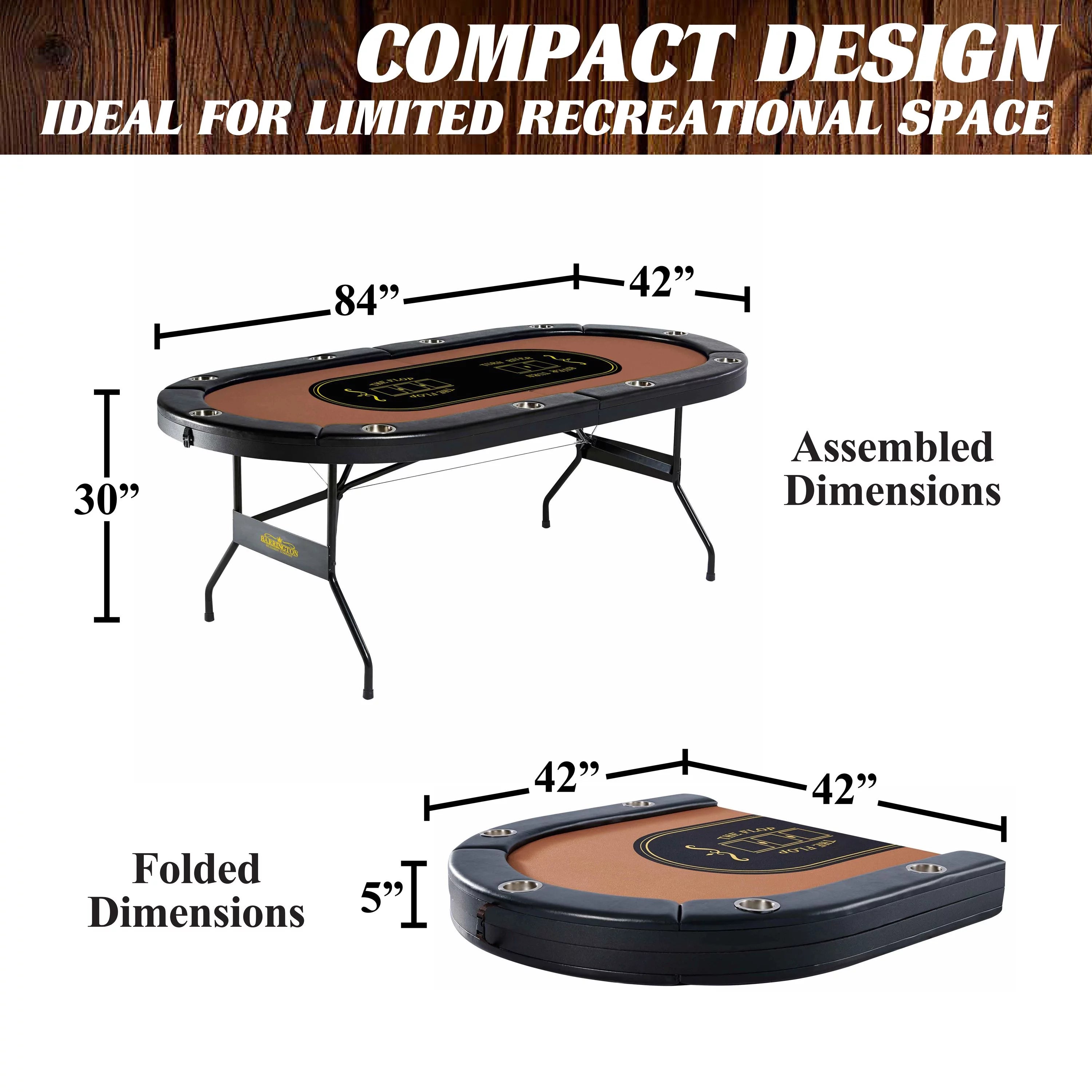 10-Player Poker Table D74400