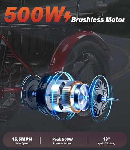 Electric Tricycle 3 Wheel Bike V104329