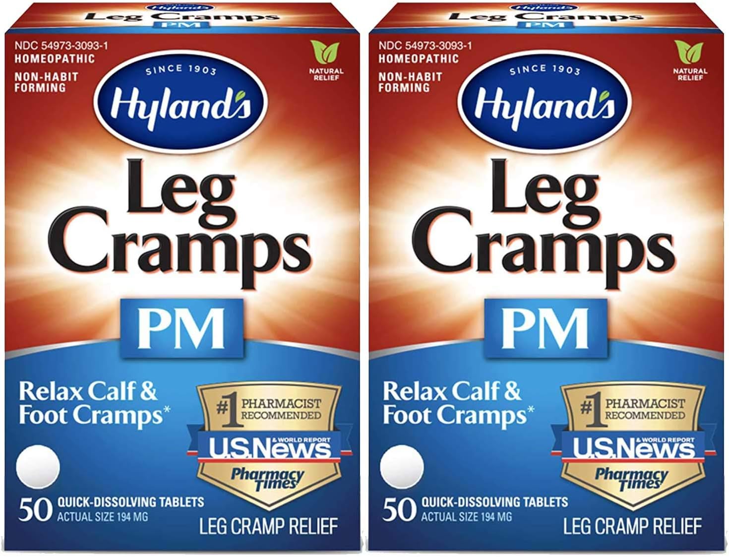 50 Count Leg Cramps PM Tablets J304199