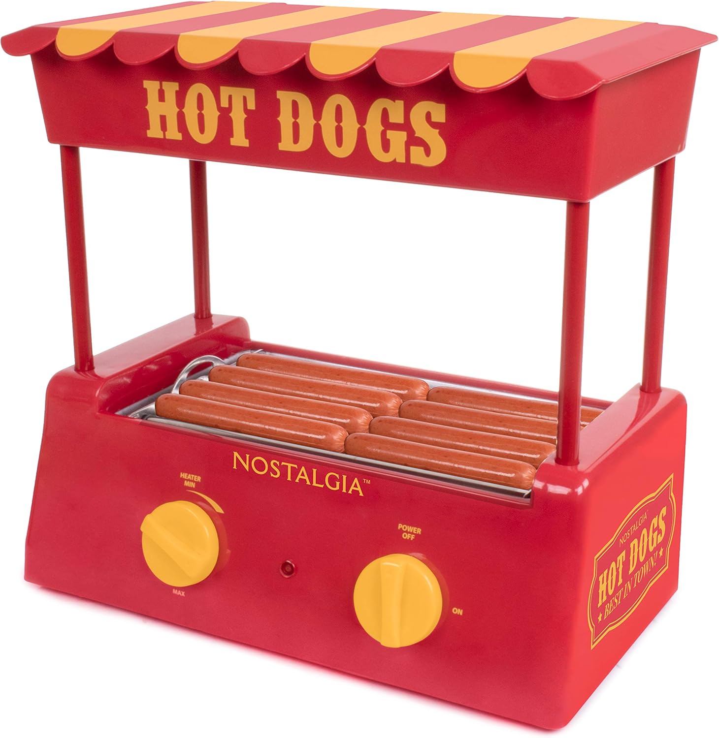 8 Regular Sized 4 Foot Long 6 Bun Capacity Stainless Steel Hot Dog Warmer S278075