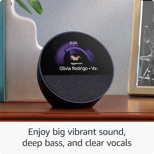 Black Smart Alarm Clock with Alexa I19591
