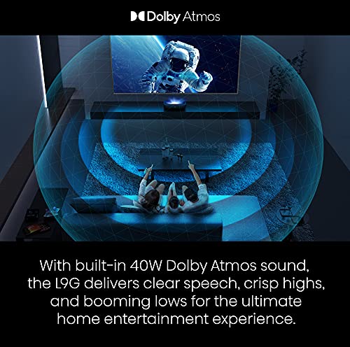 4K UHD Triple-Laser Ultra Short Throw Projector with 100" ALR Screen, 3000 Lumens W322208
