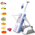 Blue Adjustable Blade Mandoline Vegetable Slicer D414370