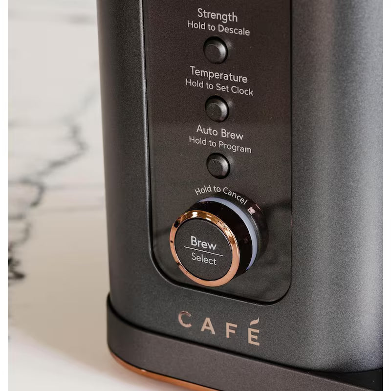 10 Cup Matte Black Drip Coffee Maker with Thermal Carafe N80947