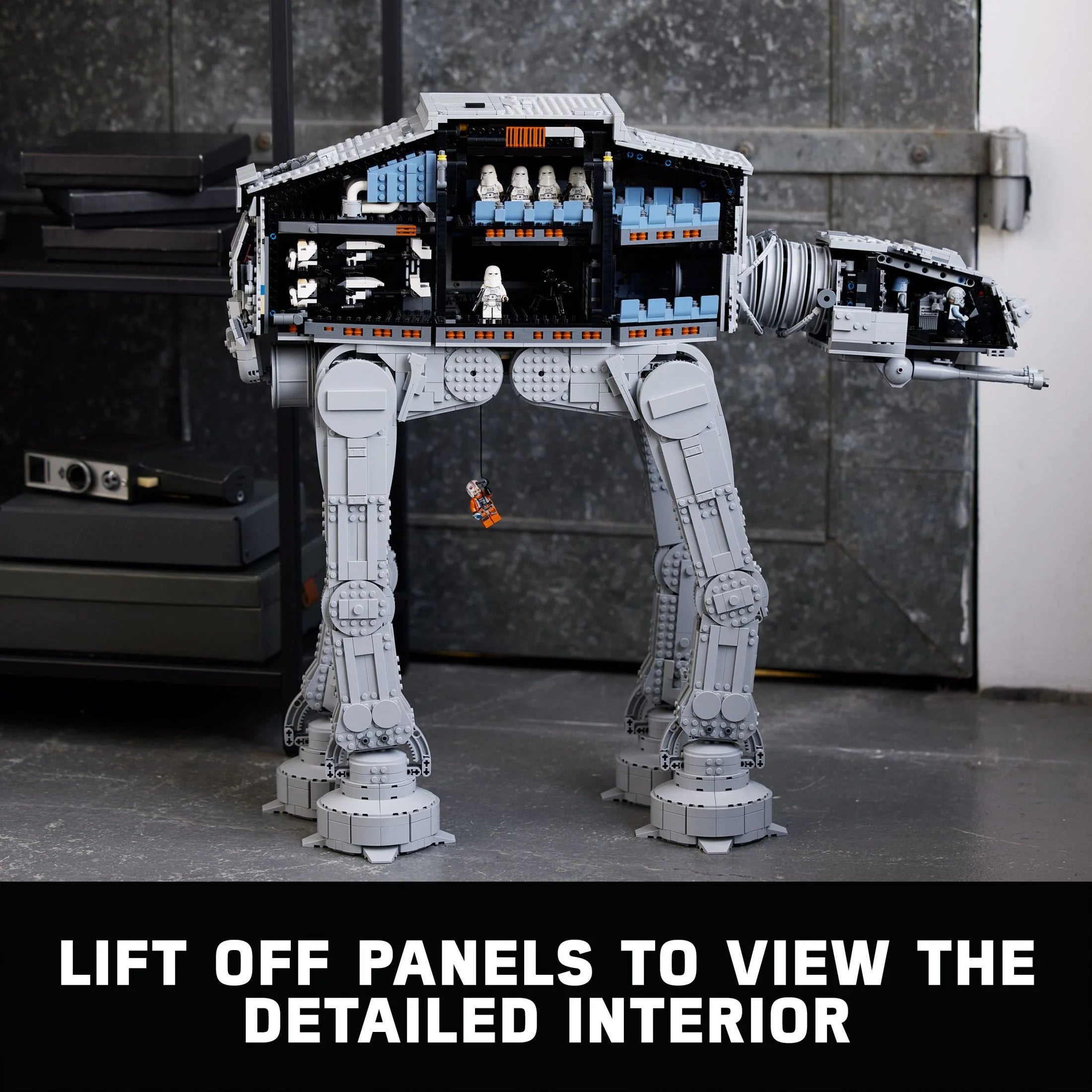 LEGO Star Wars AT-AT Walker 75313 Buildable Model with 9 Minifigures L7021