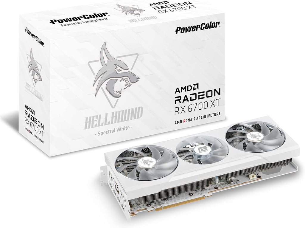 Spectral White AMD Radeon RX 6700 XT 12GB GDDR6 Graphics Card U9828