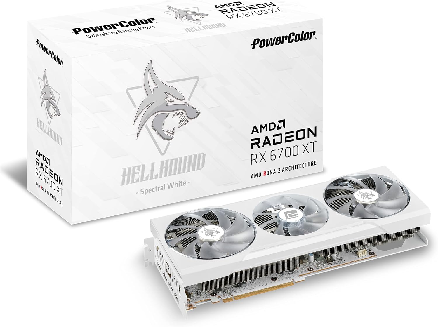 Spectral White AMD Radeon RX 6700 XT 12GB GDDR6 Graphics Card U9828