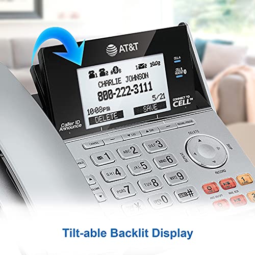 2-Line Corded/Cordless Phone with Answering Machine W326588