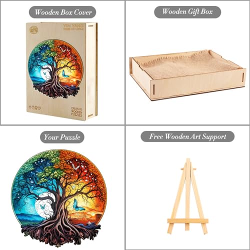 Wooden Jigsaw Puzzle 190pcs 11.1 * 11.4in L163