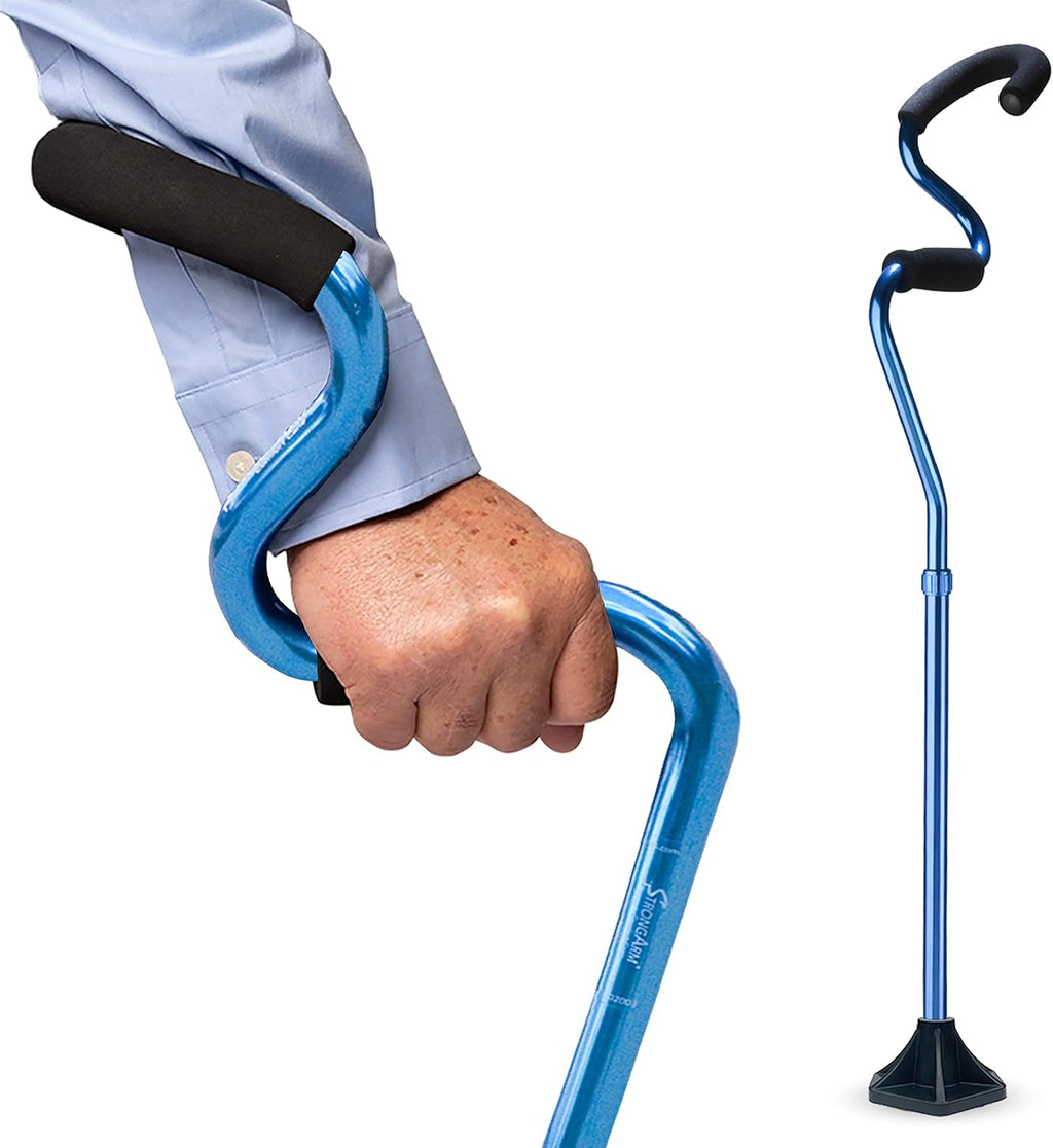 Black Lightweight Adjustable Walking Cane S7695