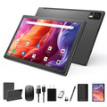10.1 Inch Android 14 Tablet, Octa-Core, 64GB ROM, 8GB RAM, 128GB Expandable, Dual Camera, 5G WiFi, Bluetooth, FHD IPS Screen, 2 in 1 Tablet with Keyboard, Case, Stylus Q116400