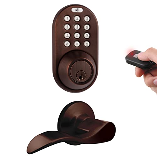 Antique Brass Digital Deadbolt Door Lock with Keyless Entry K7477