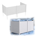 48"W X 48"H Outdoor Freestanding Vinyl Privacy Screen S771