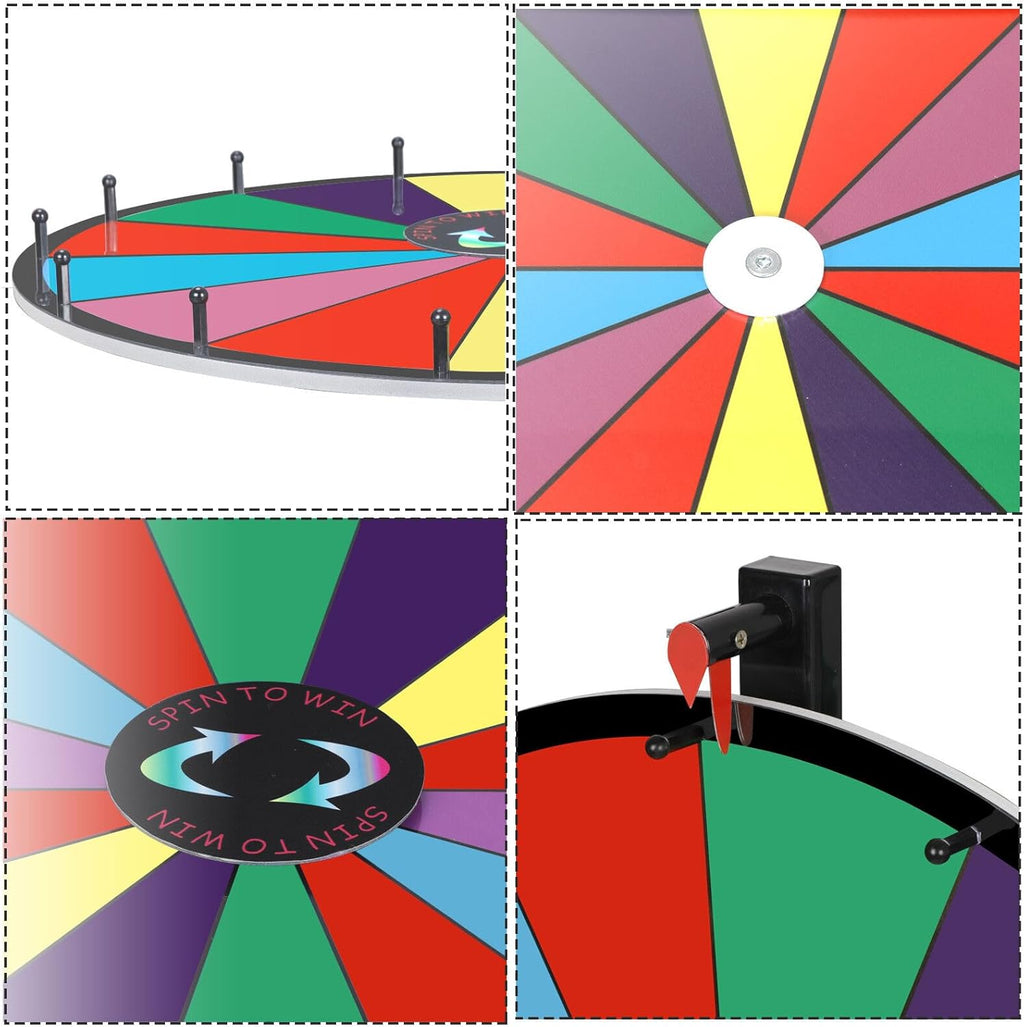 Color Prize Wheel with Detachable Stand U5140