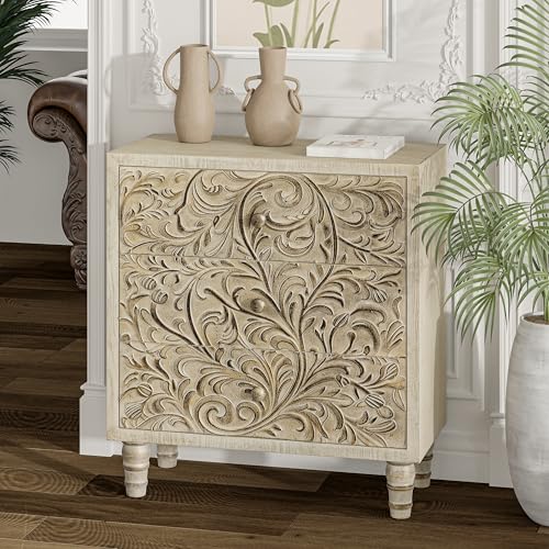 3 Drawer Weathered White Farmhouse Dresser R507