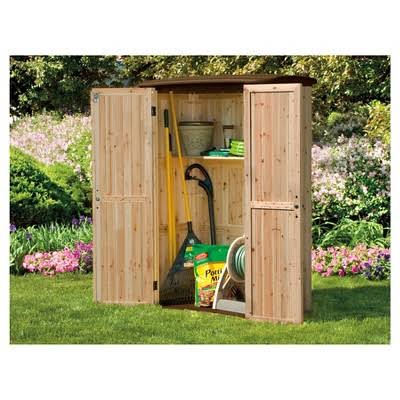 Wood/Resin Vertical Shed K10837