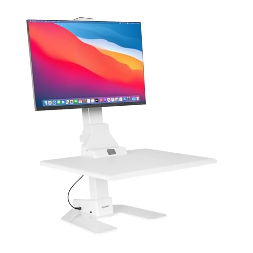 Electric Standing Desk Converter with Monitor Mount E202476