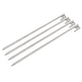 40cm Heavy-Duty Steel Solid Tent Stakes Pegs Ground Nail M8246