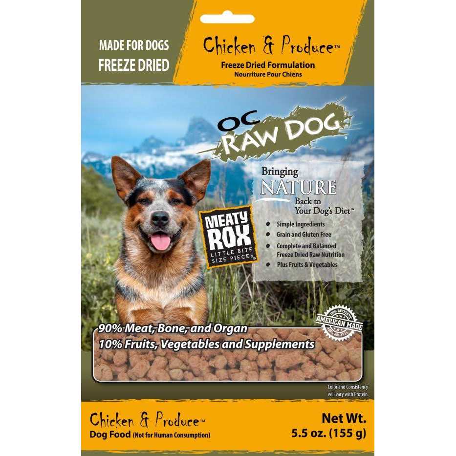 Freeze-Dried Chicken & Produce Sliders Dog Food H73042