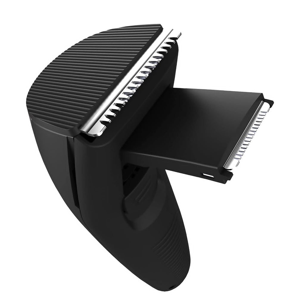 Black Beard Trimmer with 3 Adjustable Combs, Scissors, and Brush V816