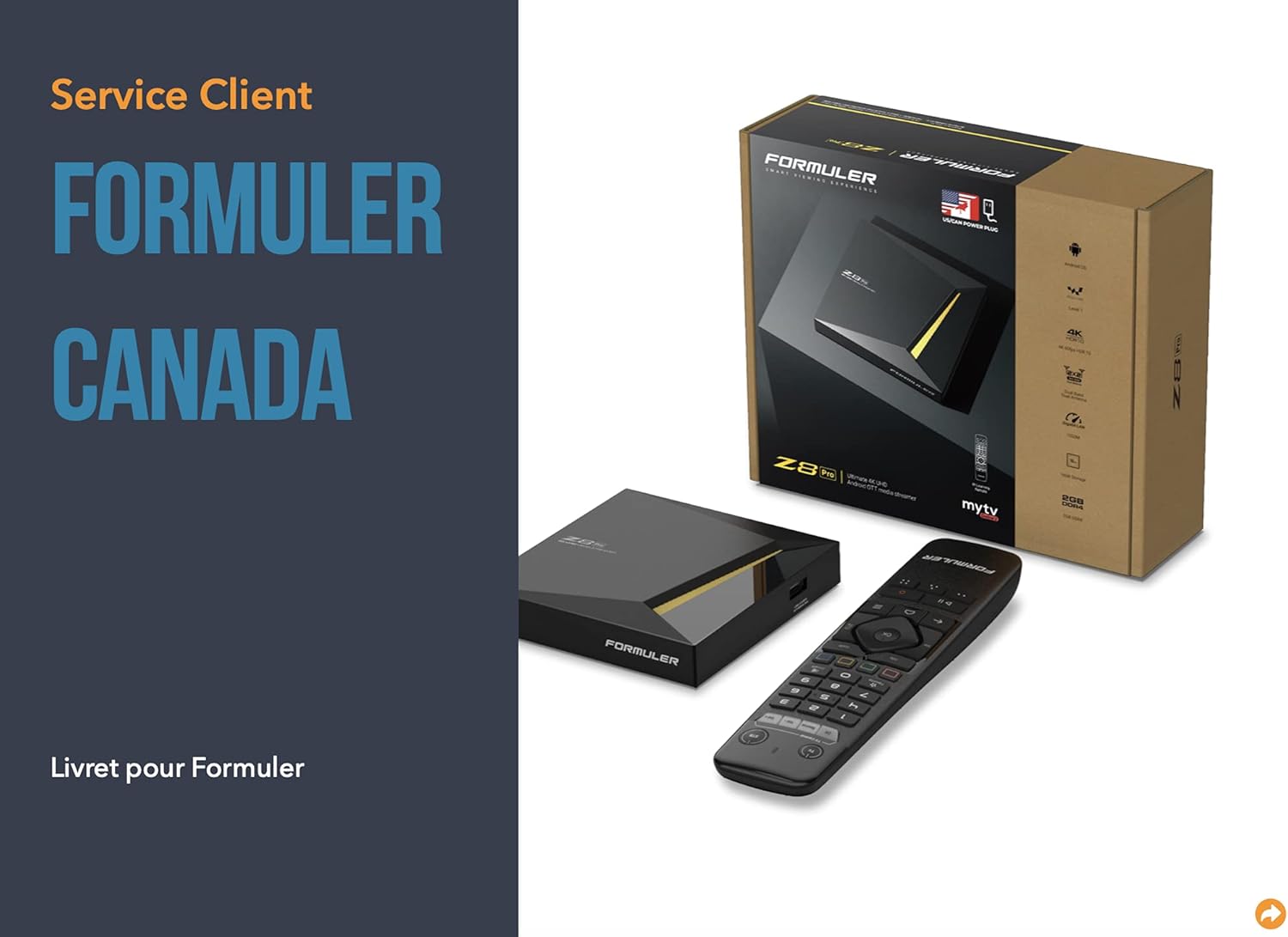Pack of 2 Units Formuler Z10 pro max Q64945
