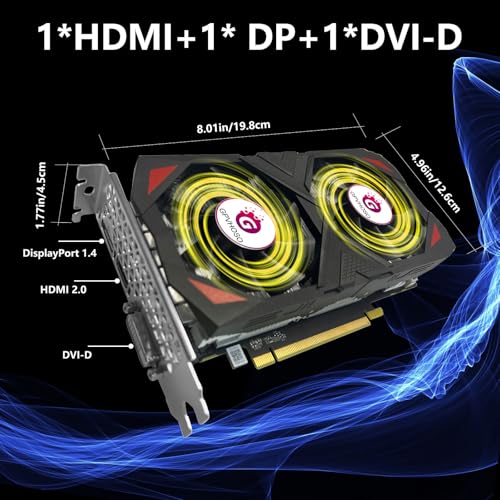 GTX 1060 6GB GDDR5 192Bit Video Card with Dual Cooling Fans C39432
