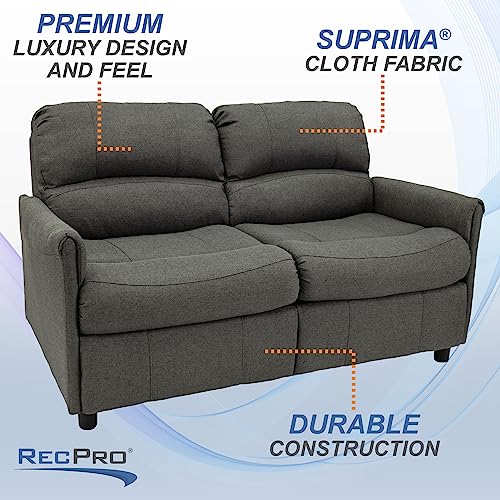 60" RV Cloth Memory Foam Pull Out Sleeper Sofa T834696