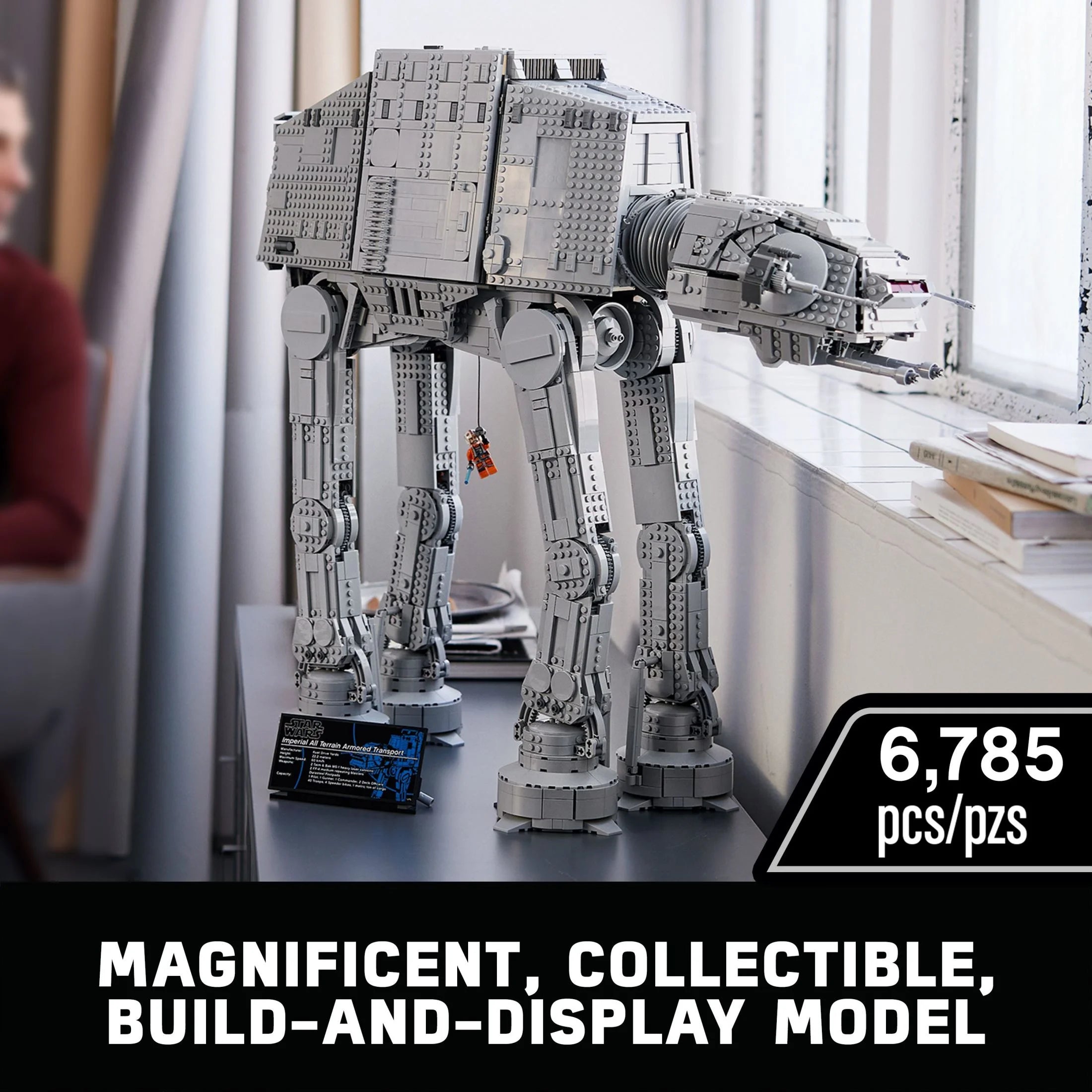 LEGO Star Wars AT-AT Walker 75313 Buildable Model with 9 Minifigures L7021