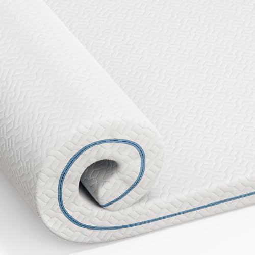 Twin XL 3 Inch Cooling Gel Memory Foam Mattress Topper with Removable Washable Soft Cover Non-Slip F69772