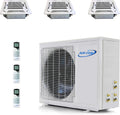 Tri 3 Zone 12000 + 12000 + 12000 Ceiling Cassette Mini Split Air Conditioner Y765981