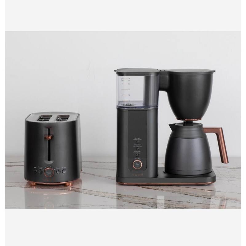 10 Cup Matte Black Drip Coffee Maker with Thermal Carafe N80947