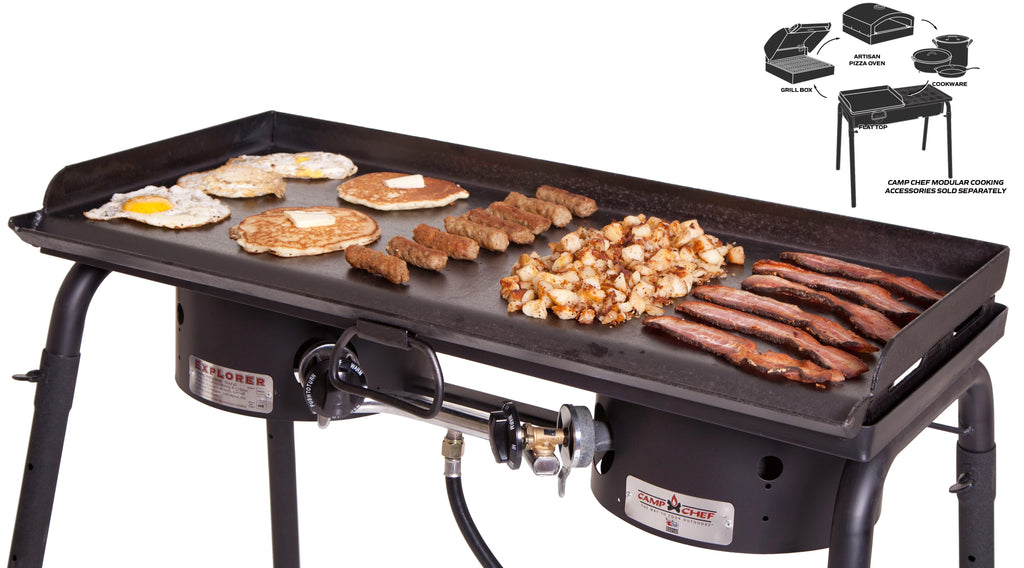 14" x 32" Heavy-Duty Steel Flat Top Griddle F939695