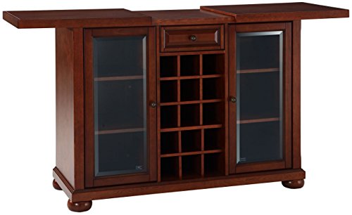 Black Sliding Top Bar Cabinet E5606