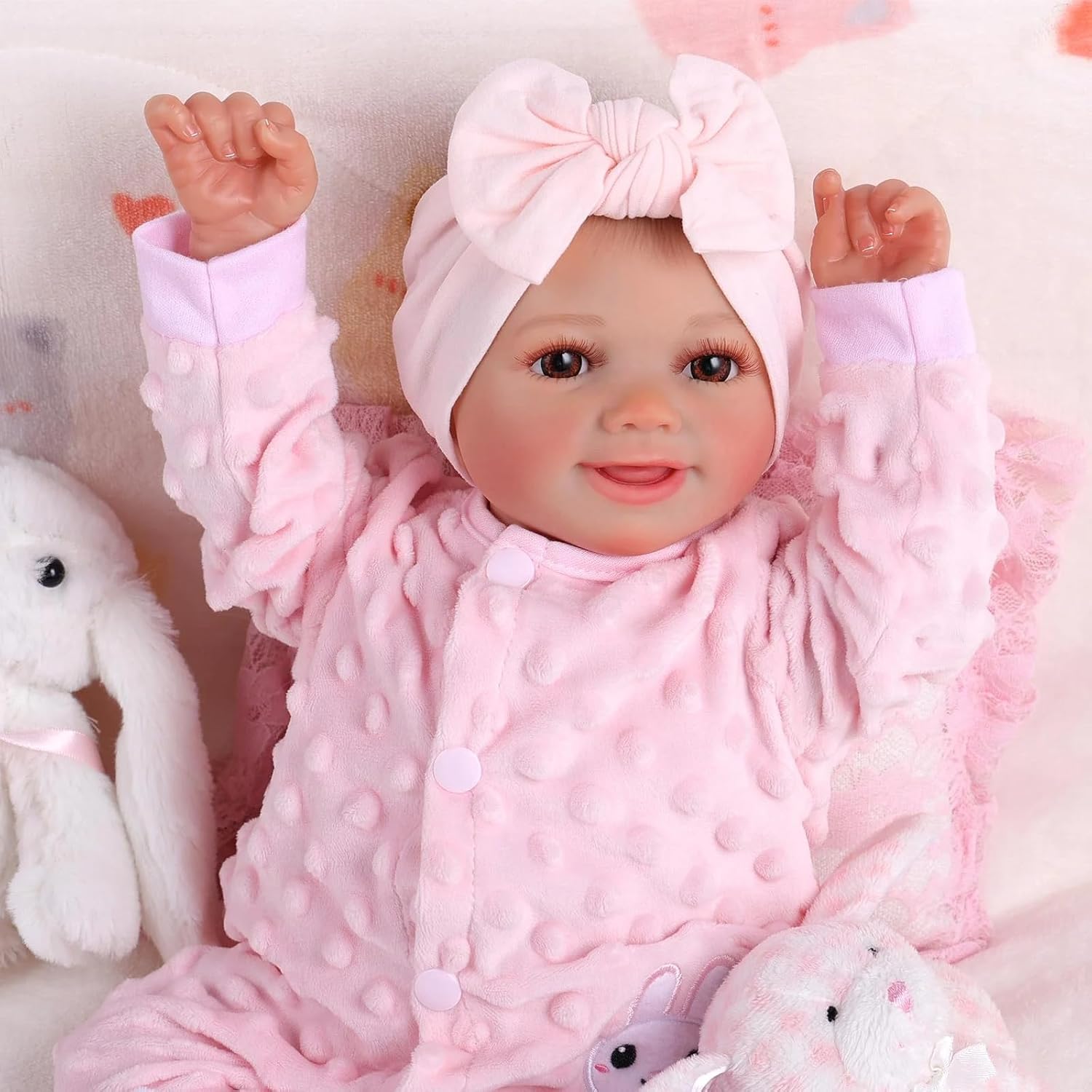 17-Inch Full Body Vinyl Realistic Baby Doll E79568