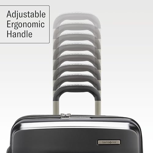 Silver 21-Inch Hardside Expandable Luggage with Spinner Wheels S45759