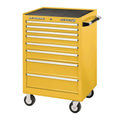 26 in. x 22 in. Single Bank Roller Cabinet Yellow U4872