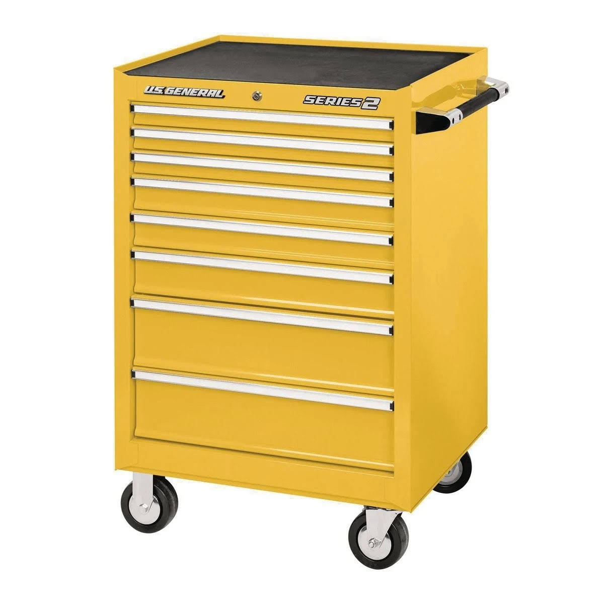 26 in. x 22 in. Single Bank Roller Cabinet Yellow U4872