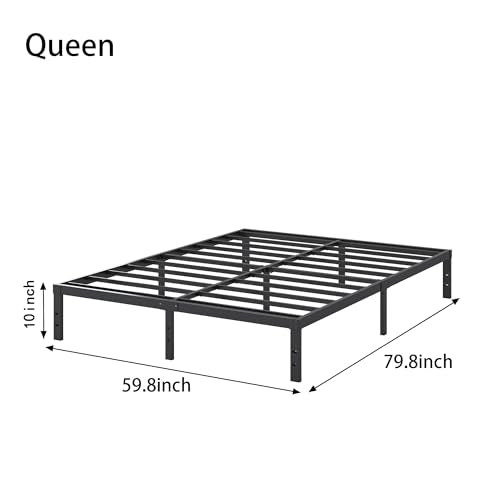 Black Metal Bed Frame O75936