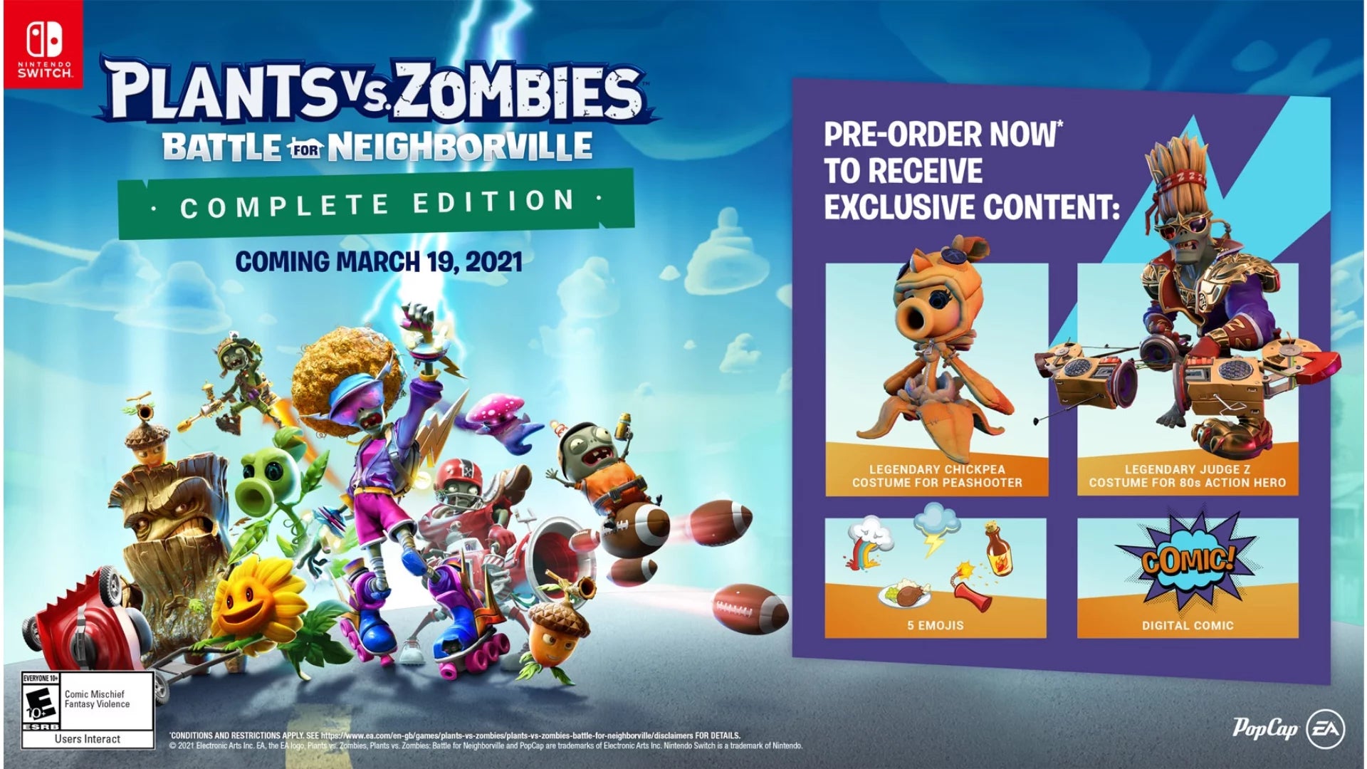 Plants vs. Zombies: Battle for Neighborville Complete Edition - Nintendo Switch H52671