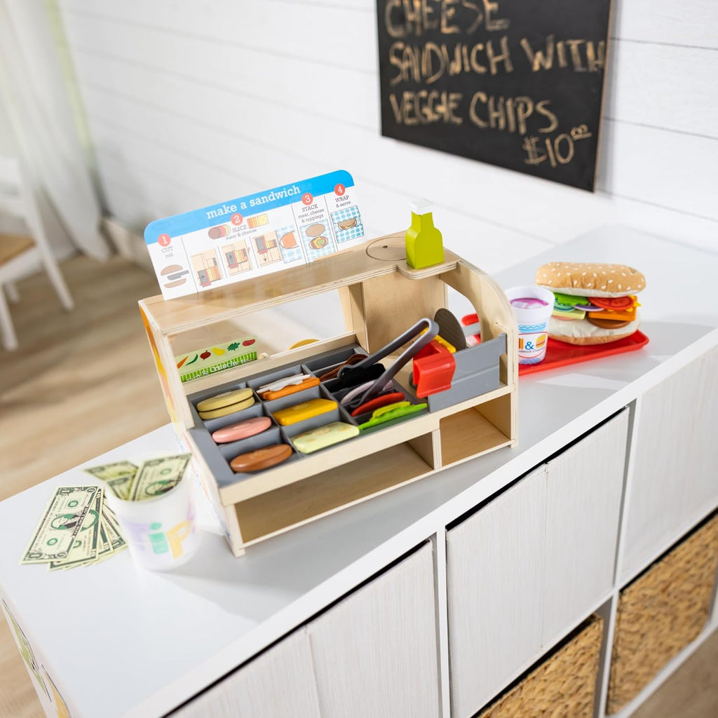 56-Piece Wooden Pretend Play Food Set X3967