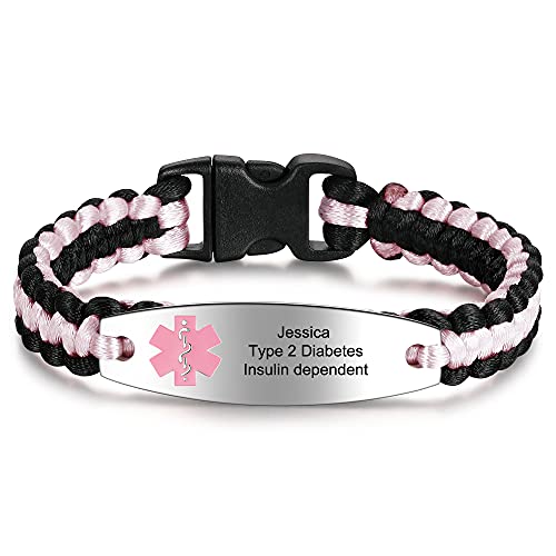 Stainless Steel Medical Emergency ID Bracelet X759