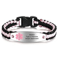 Stainless Steel Medical Emergency ID Bracelet X759