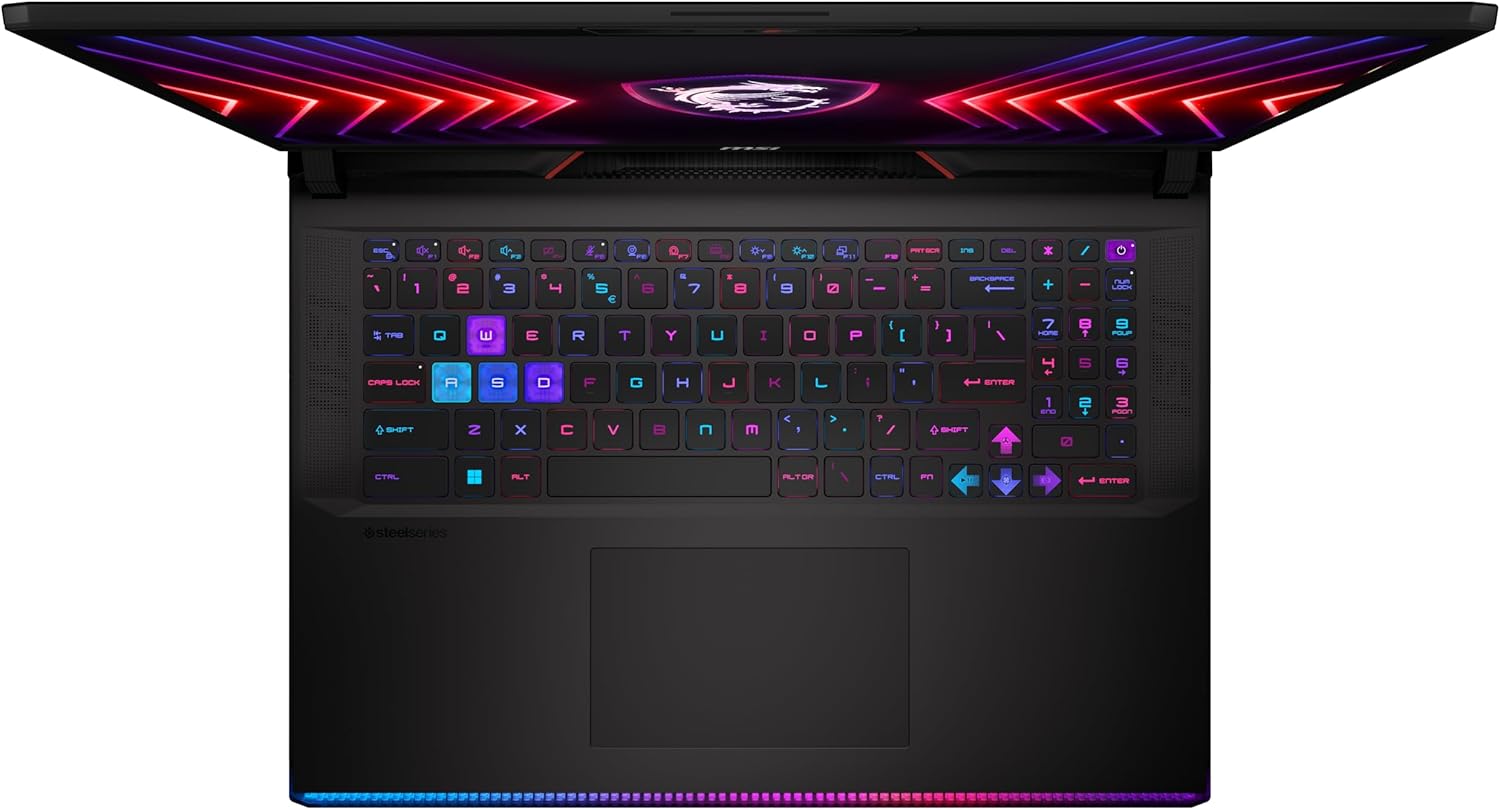 17” 240Hz QHD+ Gaming Laptop Intel Core i9-14900HX NVIDIA Geforce RTX 4070 32GB DDR5 1TB NVMe SSD Win 11 Home Black H635