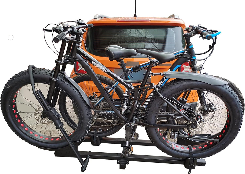 2-Bike Carrier Platform Style Rack for Standard, Fat Tire, Electric Bikes A254672