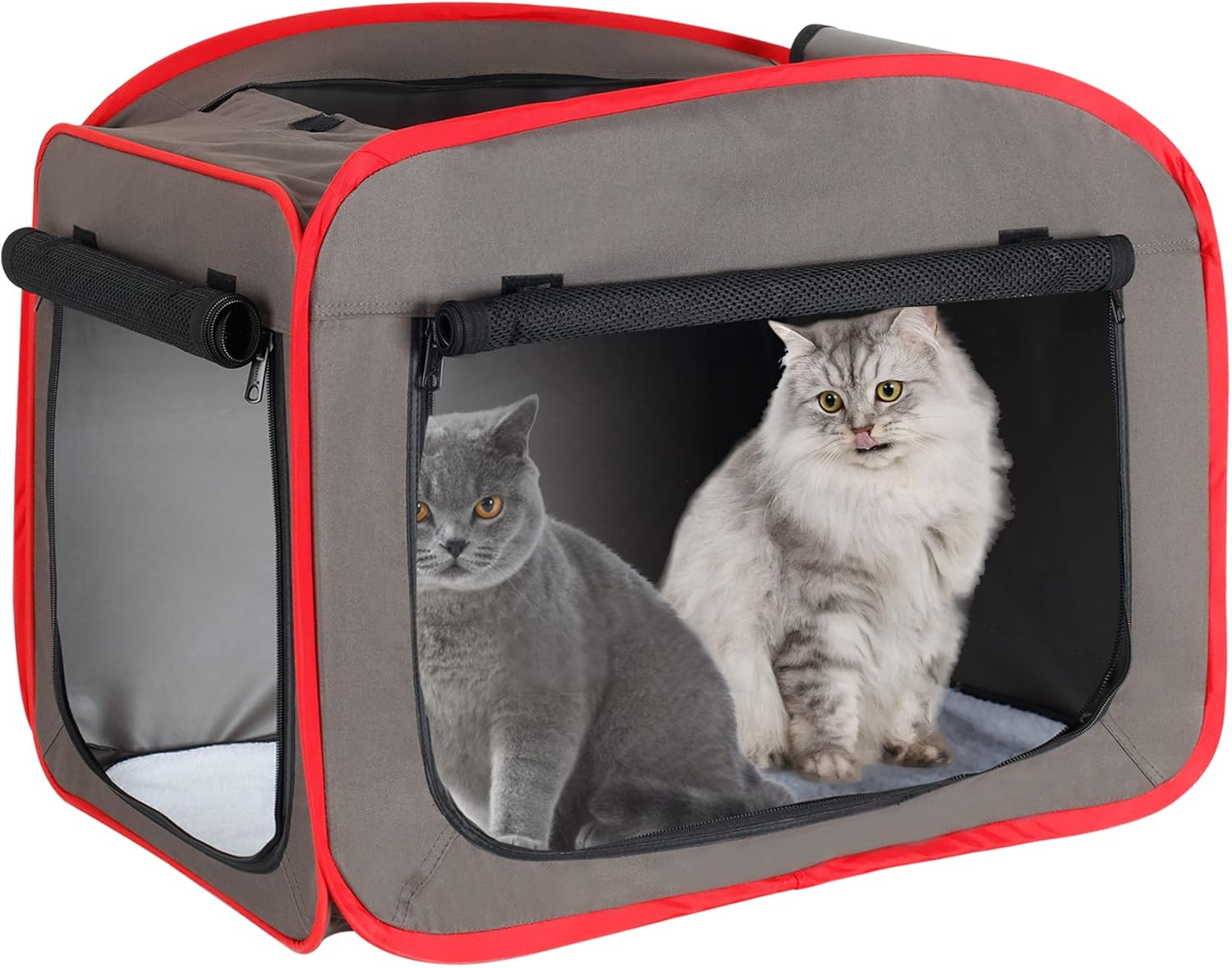 Portable Cat Carrier Collapsible Pet Cage Soft Pop-up Cat Kennel A615420