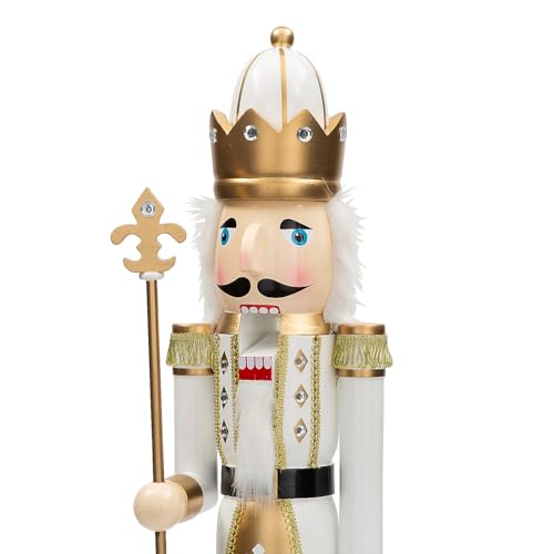 3 Ft. Green Wooden Holiday Nutcracker D752