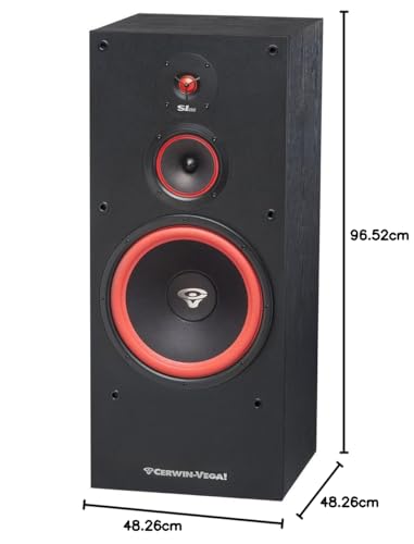 15" 3-Way Floor Speaker with 15" Woofer, 5 1/4" Mid Driver, 1" Soft Dome Tweeter S919