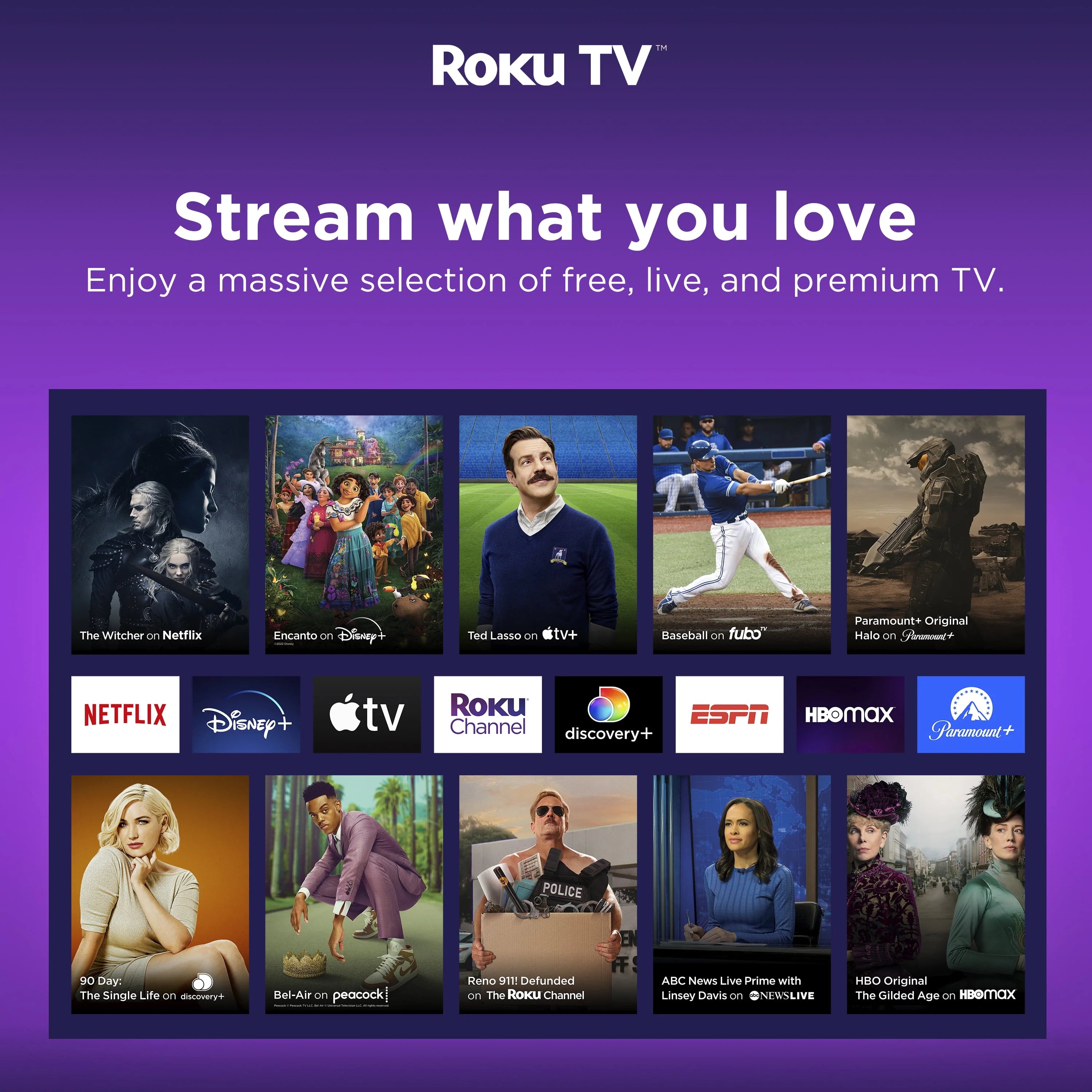 50 Class 4K UHD LED LCD Roku Smart TV H637