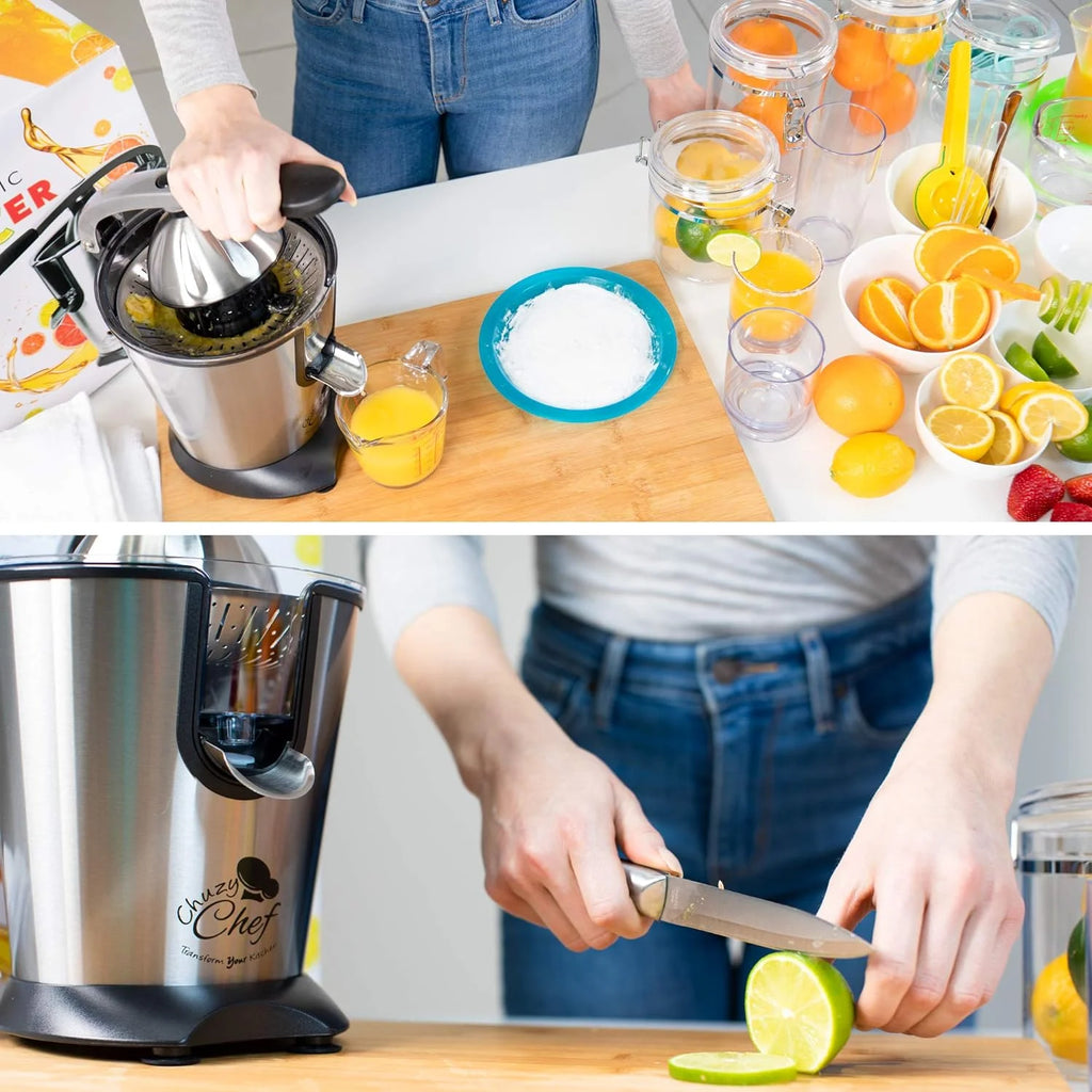 Stainless Steel Electric Citrus Juicer with Anti-Drip Citrus Press 300 Watt Motor I2296