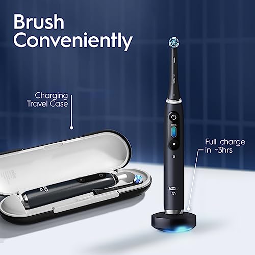 Black Onyx Electric Toothbrush with 3 Replacement Brush Heads W145829